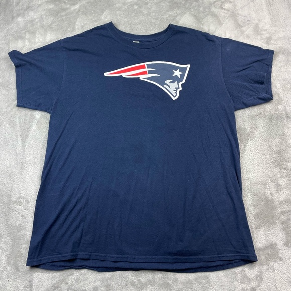 NFL New England Patriots Cotton Short Sleeve Tee Shirt Men's Large - Picture 1 of 6